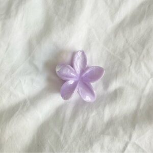 Lavender Flower Hair Clip